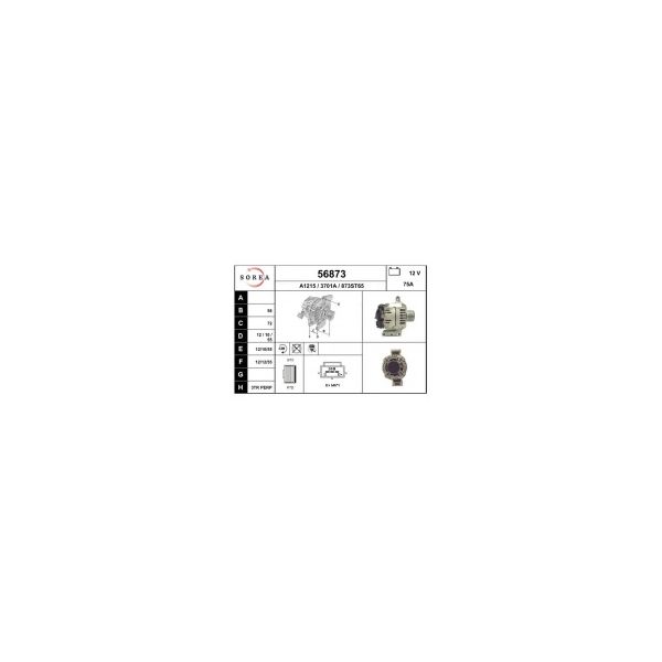 Eai Alternador / Transit 2.4d 56873