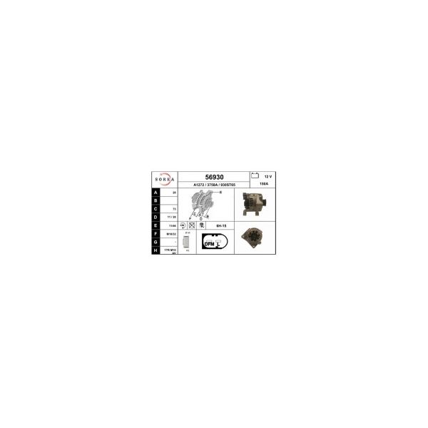 Eai Alternador / Freelander td4 56930