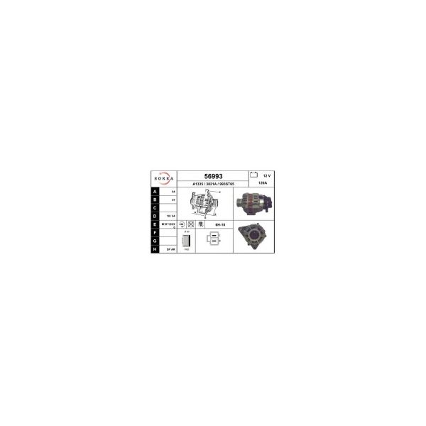 Eai Alternador / Santa Fe 2.0 Crdi 56993