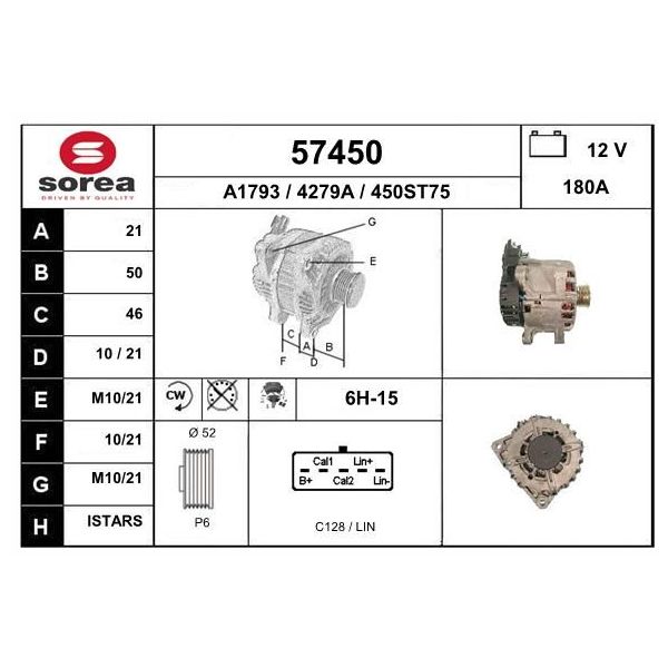 EAI Alternador - 57450