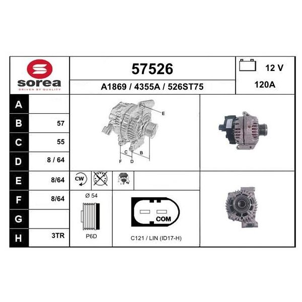 EAI Alternador - 57526