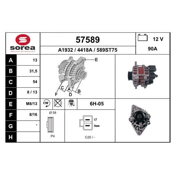 EAI Alternador - 57589