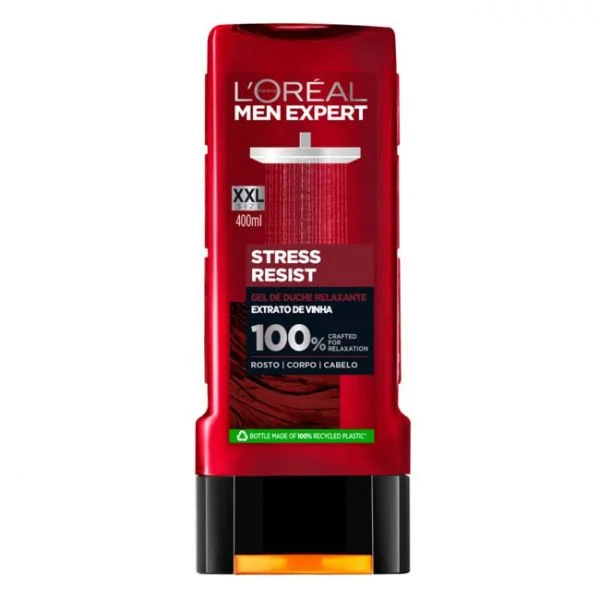 L'Oréal Men Expert Shower Stress Resist Gel de Banho 400ml