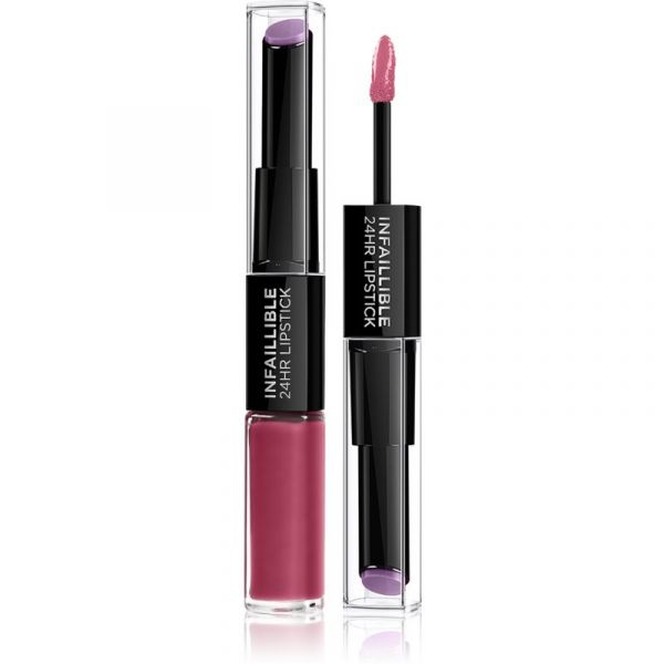 L'oréal Paris Infallible 24H Batôm e Gloss 2 em 1 Tom 302 Rose Eternite 5,7 g
