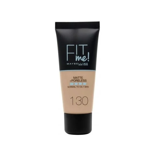 Maybelline Fit Me Matte and Poreless Base Líquida Tom 130 Buff Beige 30ml