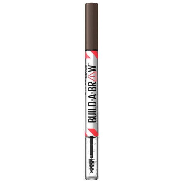 Maybelline Build-a-brow Lápis Duplo para Sobrancelhas para Fixação e Forma Tom 262 Black Brown 1 Unidade