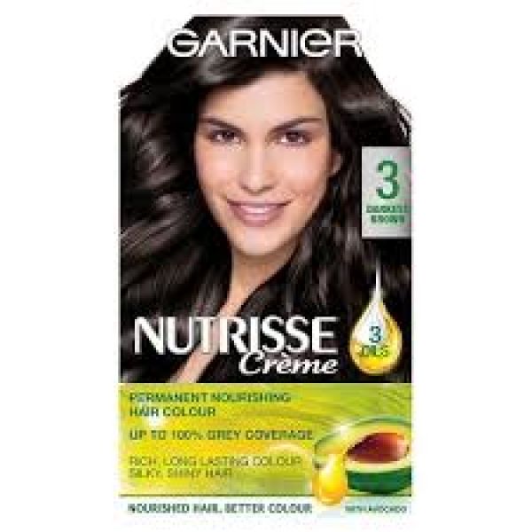 Garnier Nutrisse Creme Coloração Tom 3.0 Castanho Escuro