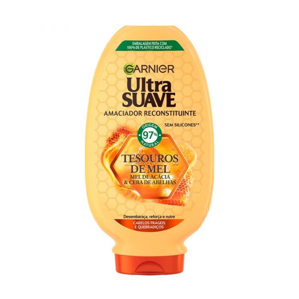 Garnier Ultra Suave Amaciador Reparador Tesouros de Mel 400ml