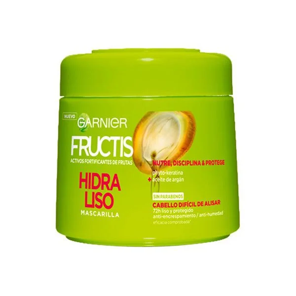 Garnier Fructis Hidra Liso 72h Máscara 300ml