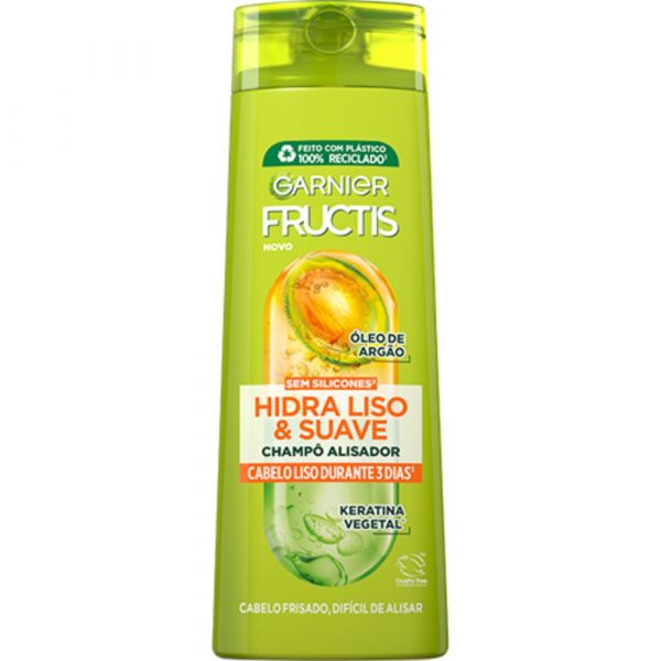 Garnier Fructis Hidra Liso & Suave Shampoo Fortificante 400ml