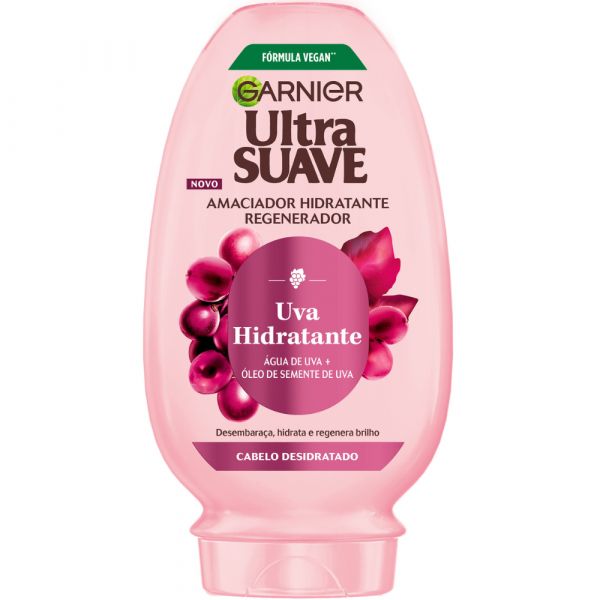Garnier Ultra Suave Condicionador Regenerador Uva Hidratante 200ml