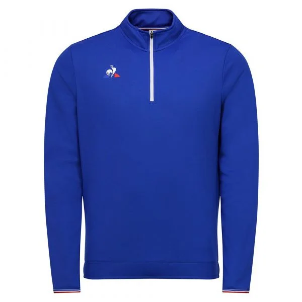 Le Coq Sportif Training Nº1 Full Zip Sweatshirt Azul L Homem