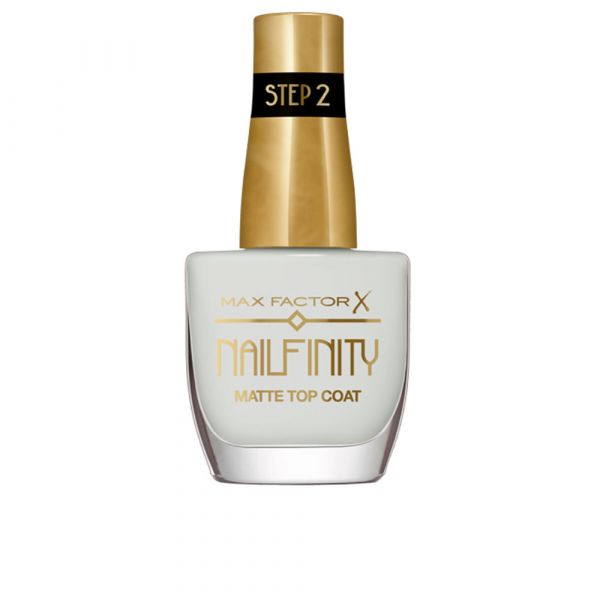Max Factor Nailfinity Matte Top Coat Verniz Gel de Cobertura com Efeito Matificante Tom 101 Velvet Curtain 12 ml