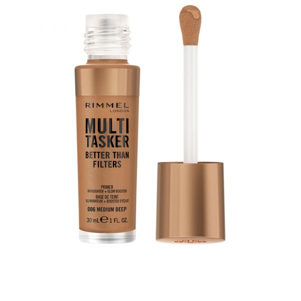 Rimmel Multi-tasker Better Than Filters Pré Base Iluminadora para Unificar a Cor do Tom de Pele Tom 007 Deep 30ml