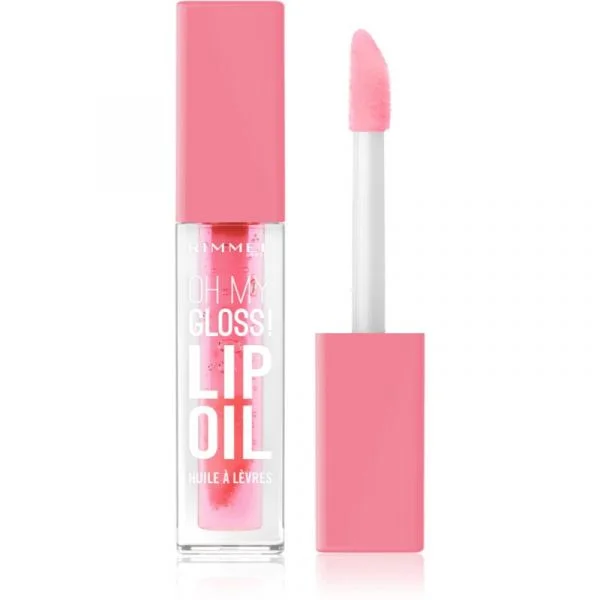 Rimmel Oh My Gloss! Lip Oil Óleo para Lábios com Efeito Hidratante Tom 001 Pink Flush 4,5 ml