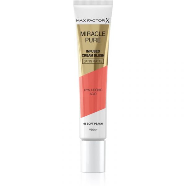 Max Factor Miracle Pure Blush Cremoso Tom 06 Soft Peach 15ml
