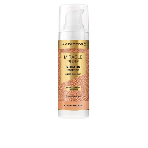 Max Factor Essência Hidratante Miracle Pure Tom #4-light-medium 30ml