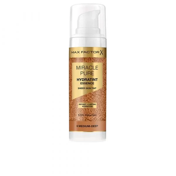 Max Factor Essência Hidratante Miracle Pure Tom #6-médio-profundo 30ml