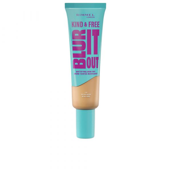 Rimmel Base De Efeito Fosco Kind & Free Blur It Out Tom #210-golden Beige 30ml