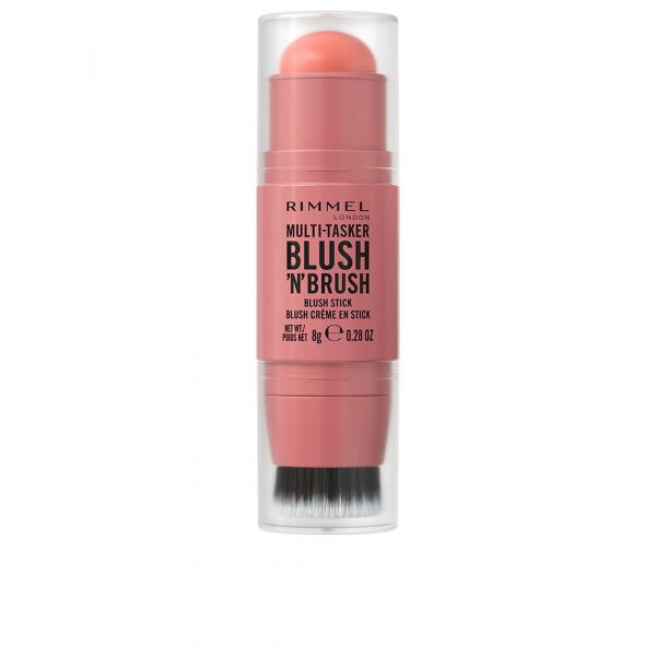 Rimmel London Multi-Tasker Blush 'N' Brush Bastão Blush Tom 100 Algodão Doce 8g