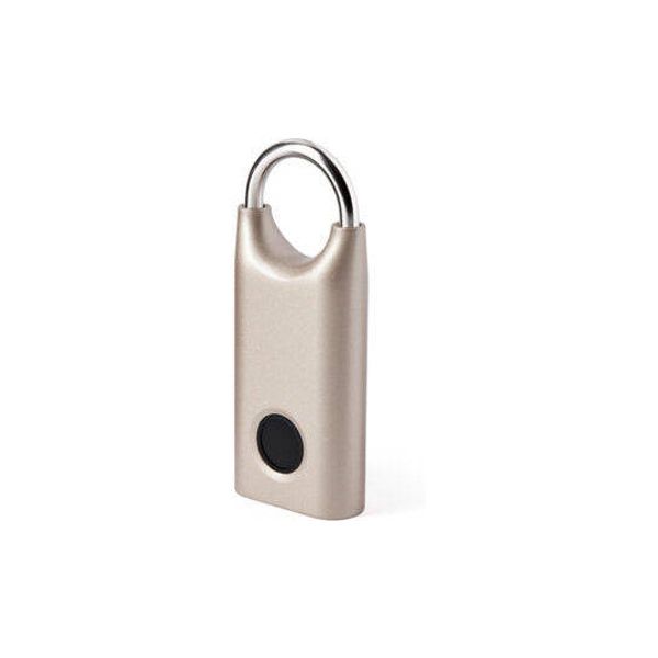 Lexon Cadeado Biométrico c/ Impressão Digital Dourado