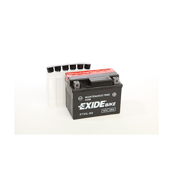 Exide Bateria Moto YTX4L BS 12V 3Ah 50A