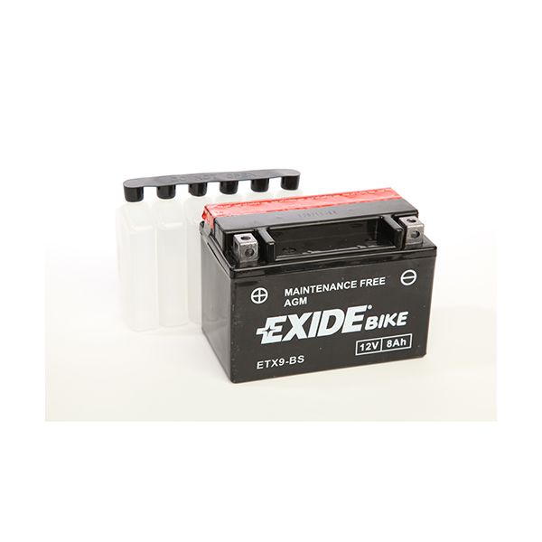 Exide Bateria Moto YTX9 BS 12V 8Ah 120A