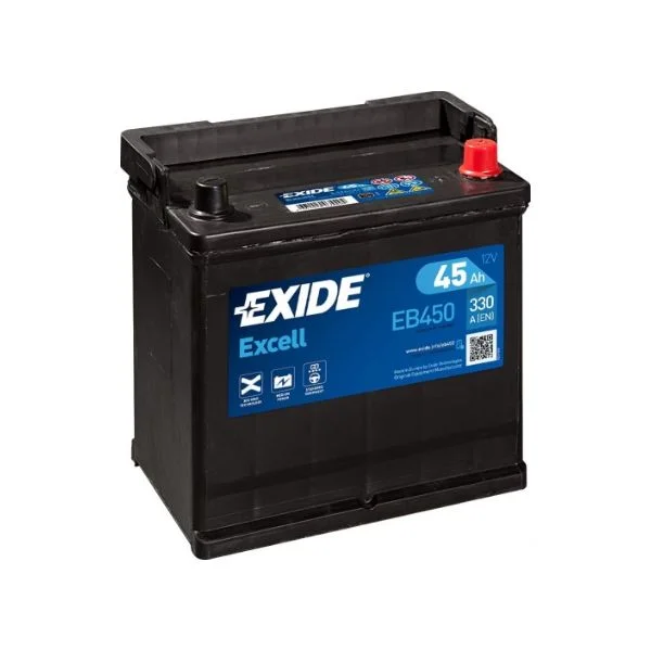Exide Bateria Excell 45ah 330en +d. Eb450