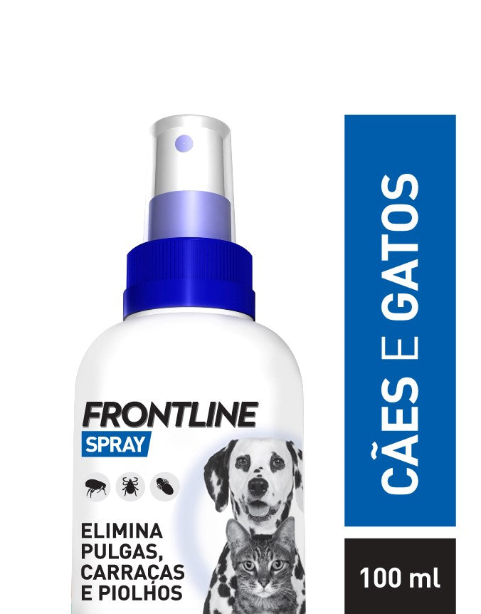Frontline® Spray Antipulgas e Carraças 100 mL