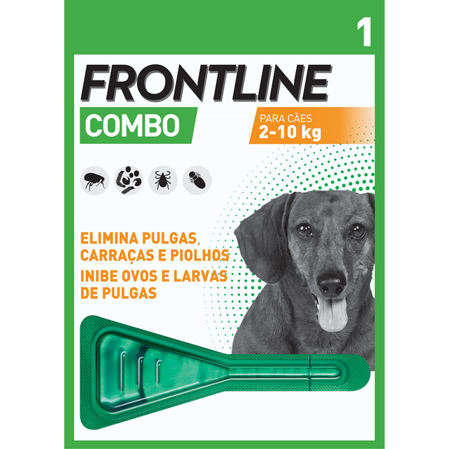 Frontline® Combo Spot-On Cães 2-10 kg 1 Pipeta