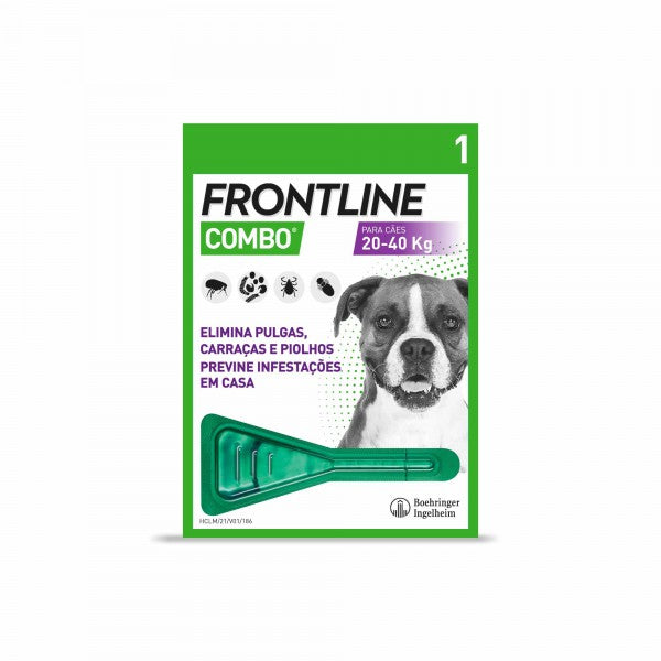 Frontline® Combo Spot-On Cães 20-40 kg 1 Pipeta