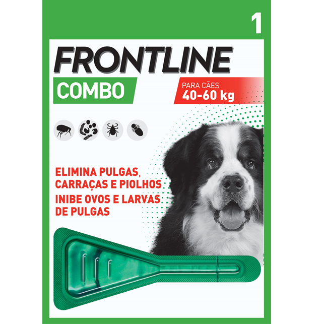 Frontline® Combo Spot-On Cães 40-60 kg 1 Pipeta