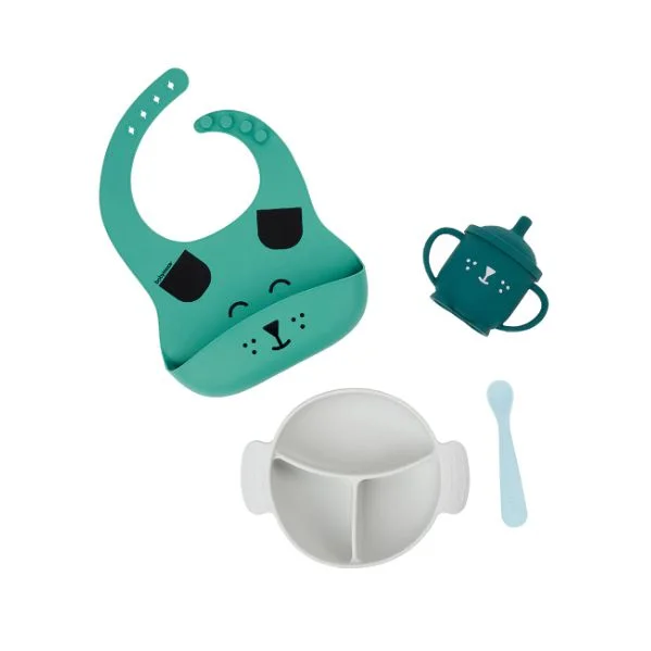 Babymoov Conjunto Refeição 4 Peças Learnísy Verde