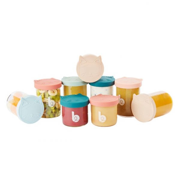 Babymoov 6 Recipientes 250ml + 3 Recipientes 120ml Vidro Isy