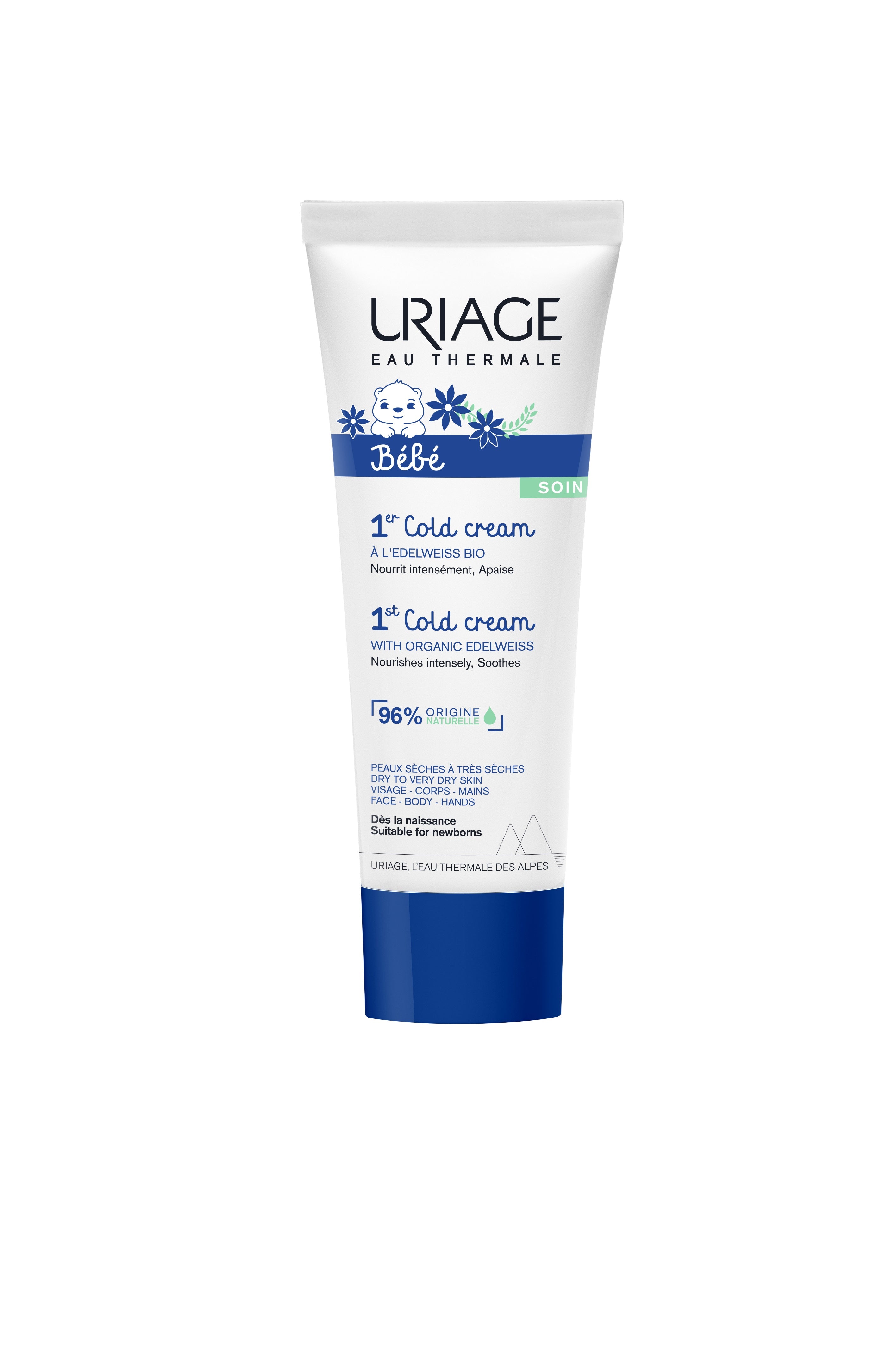 Uriage Bebé Cold Cream 75 mL – Proteção & Nutrição