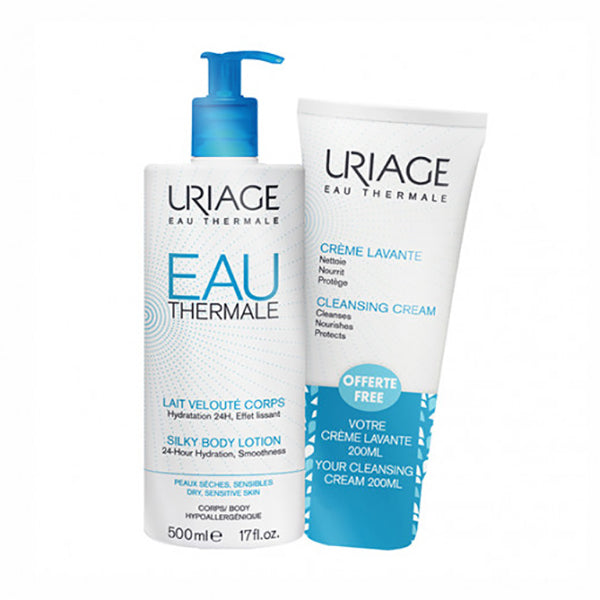 Uriage PACK Eau Thermale Leite Hidratante OFERTA Creme Lavante – Hidratação & Limpeza