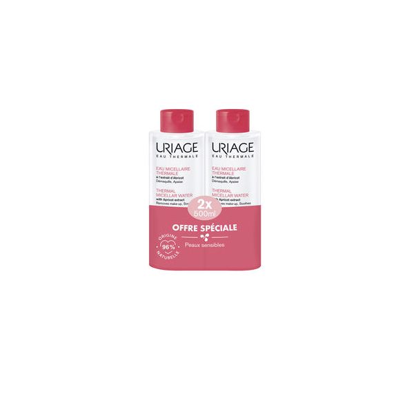 Uriage Água Micelar Termal Pele Sensível 2x500ml