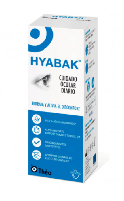 Hyabak Lágrima Artificial Ácido Hialurónico 0,15%