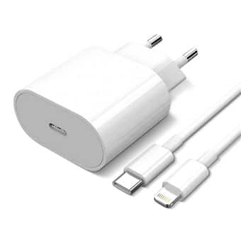 Pack Carregador Apple USB C 20W + Cabo TipoC x lighting 1m