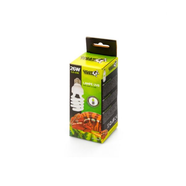Giganterra Lâmpada Uvb 5.0 Fluo Compact 26W