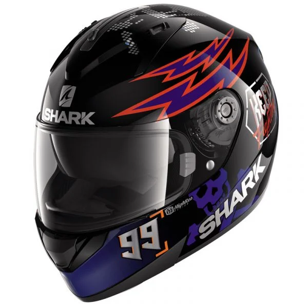Shark Capacete Ridill 1.2 Replica Lorenzo Catalan Bad Boy Black Blue Orange Xl