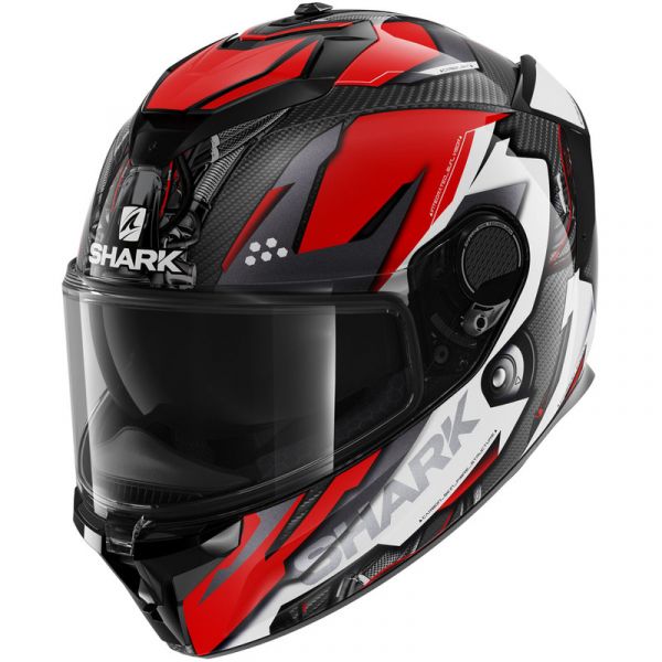 Shark Capacetes Spartan Gt Carbon Urikan Carbon Red White Xl