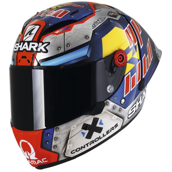 Shark Capacetes Race-r Pro Gp Replica Martinator Signature Blue Chrom Orange Xs