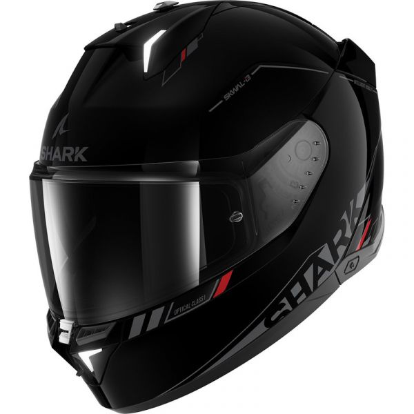 SHARK Capacete Skwal i3 Blank SP Black / Anthracite / Red S