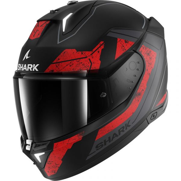 Shark Capacete Skwal i3 Rhad Mat Black / Chrom / Red XL