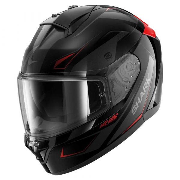 Shark Capacete Integral Ridill 2 Mekarium Preto/Antracite/Vermelho S