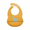 Saro Babete Silicone Mostarda Dinossauro