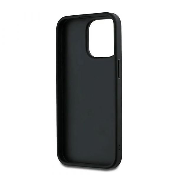 DKNY Capa com Fita de Pulso para iPhone 15 Pro Max Black