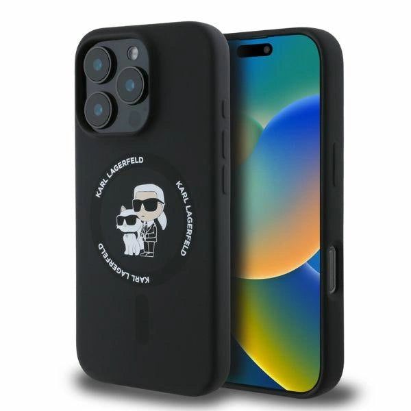 Karl Lagerfeld Capa Antichoque para iPhone 16 Pro 6.3'' Black