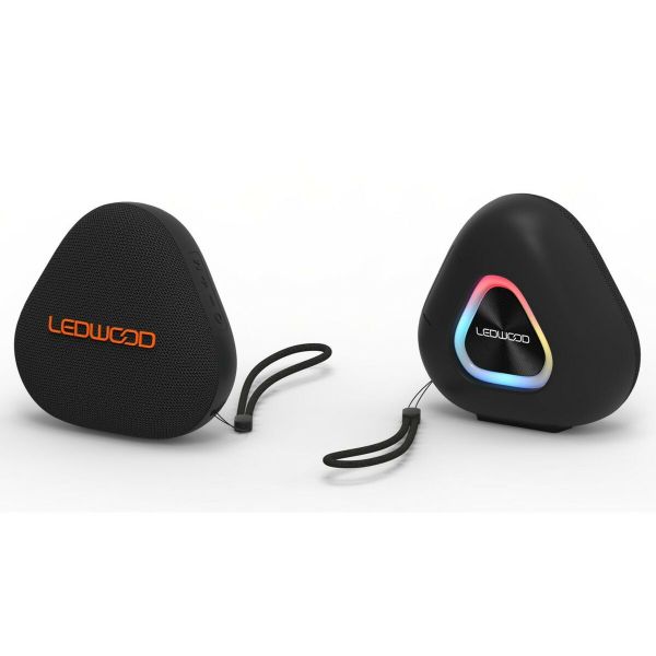 Ledwood XPLOR-120 Altifalante Bluetooth LED à prova de água Preto